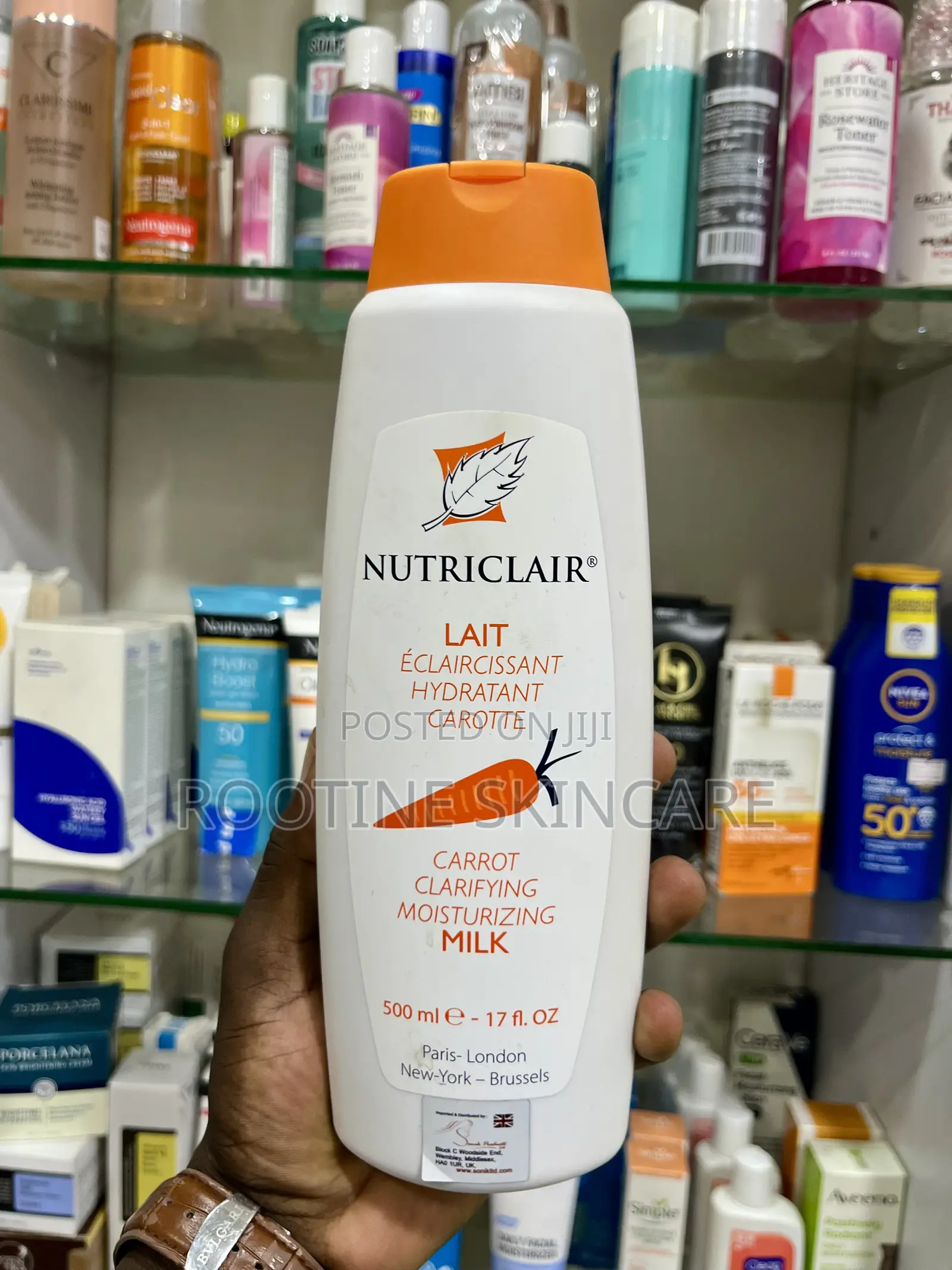 Original Nutriclair Carrot Clarifying Milk Body Lotion
