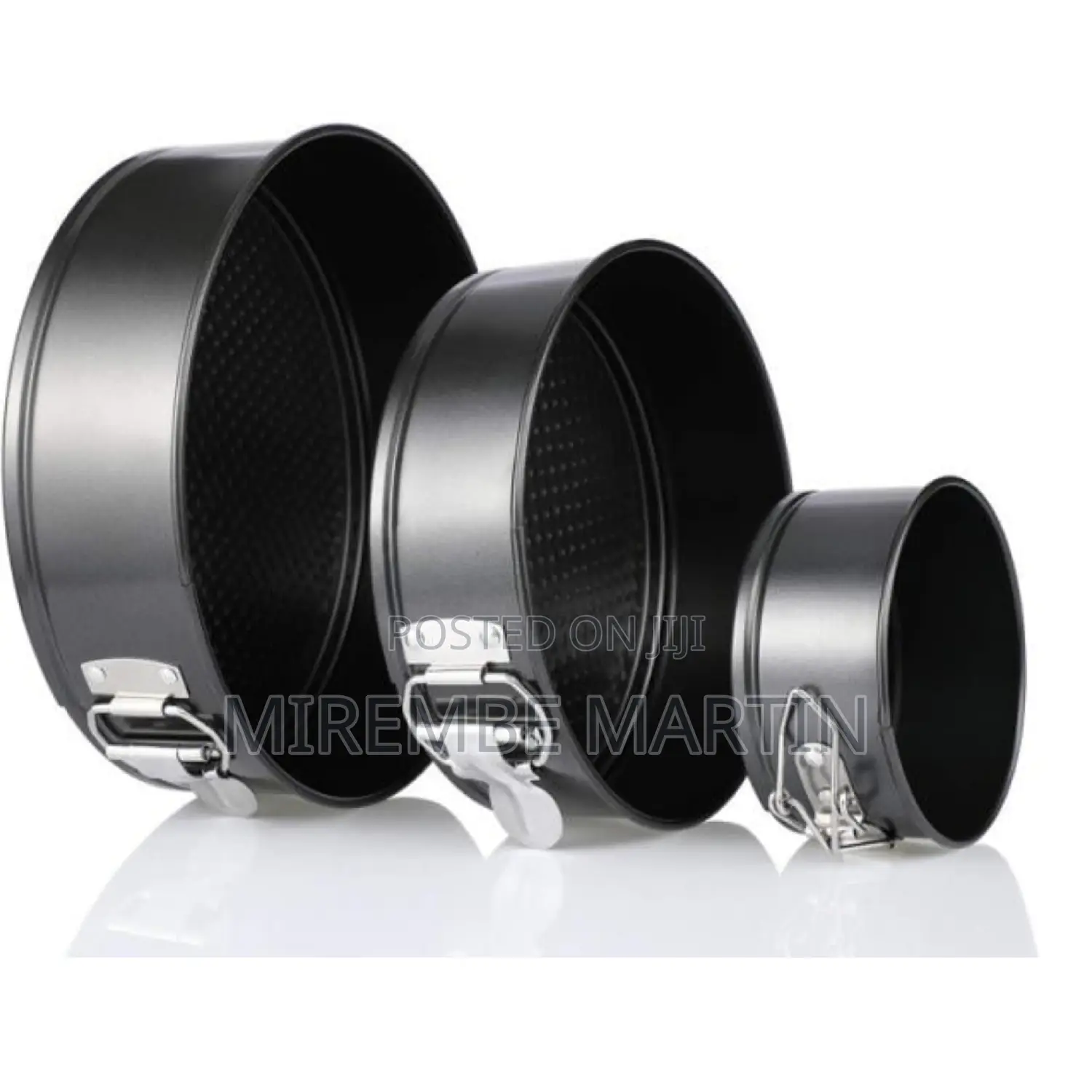 3pcs Round Mould Baking Pans.