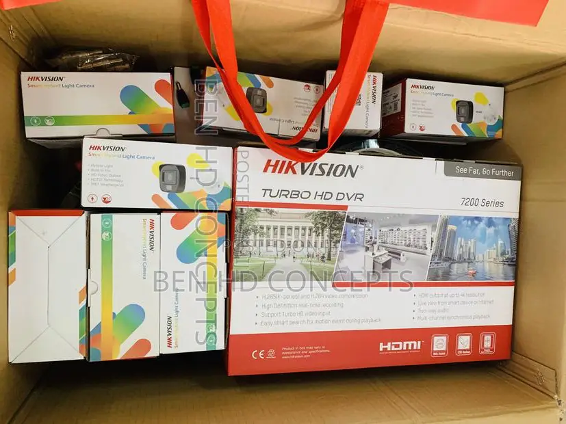 CCTV CAMERA 4 Channel Full Set Colorvu Plus Installations