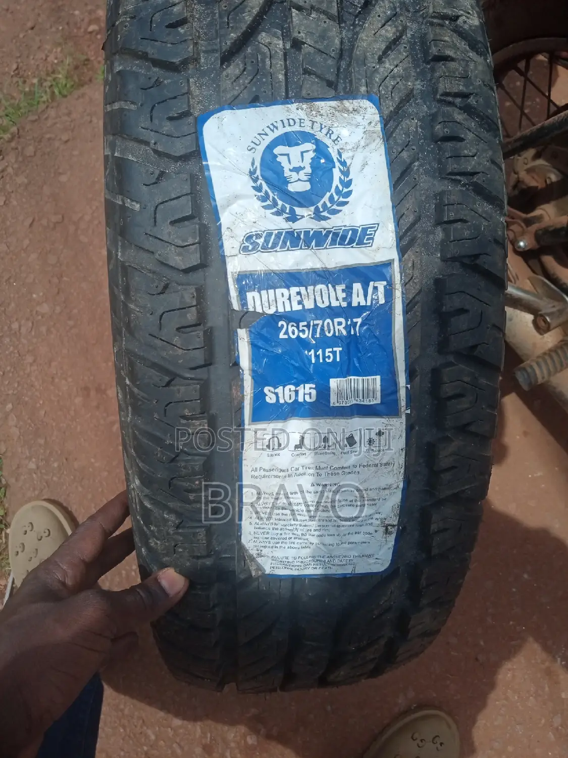 265/70r17 Sunwide Tyres for Ford.