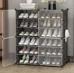Plastic Shoe Rack/ 6 Layers Available
