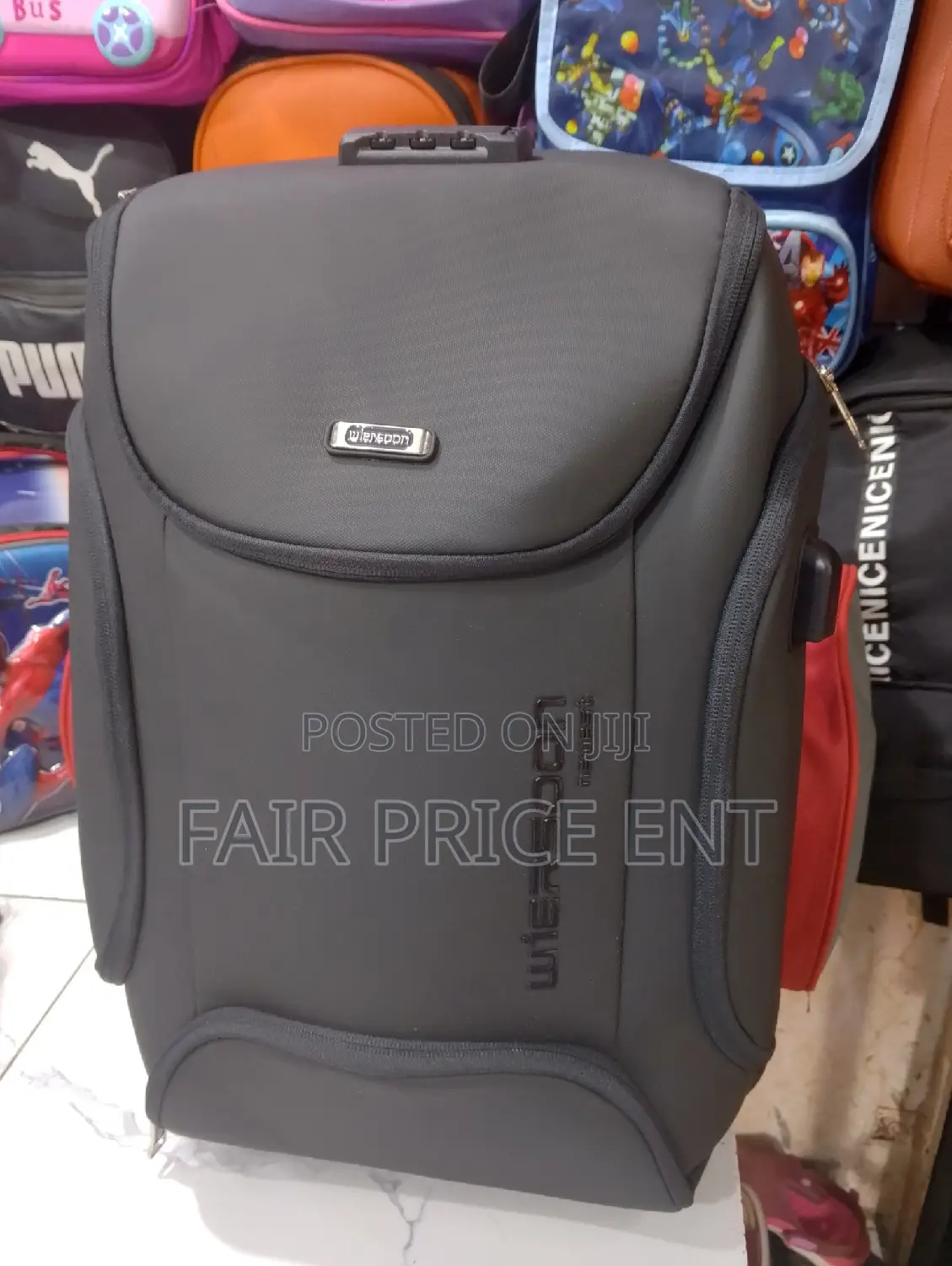 Original Laptop Backpack Bag.Wilson.( Black)