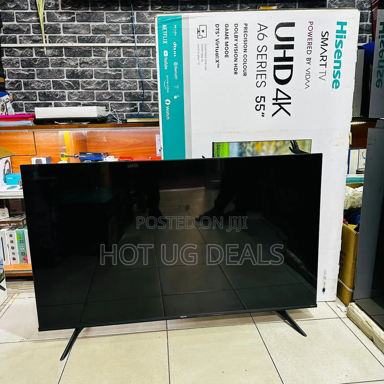Hisense 55" Inch Utra Hd Vida Smart Tv Youtube, Netflix