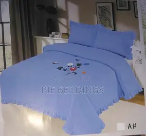 Plain 3pc Bedspread