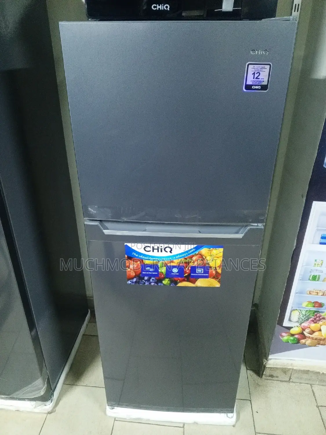 Chiq 260 Litres Double Door Fridge
