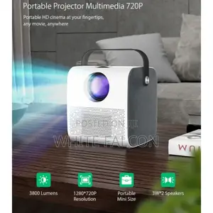 Mini Android Projector, 3800 Lumens, 720p, Bluetooth