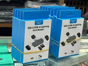 USB C Lightening and USB a Card Readers