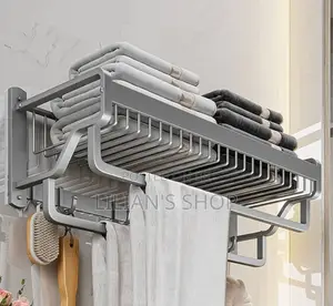 Modern Wall Mounted Storage Rack With Hooks