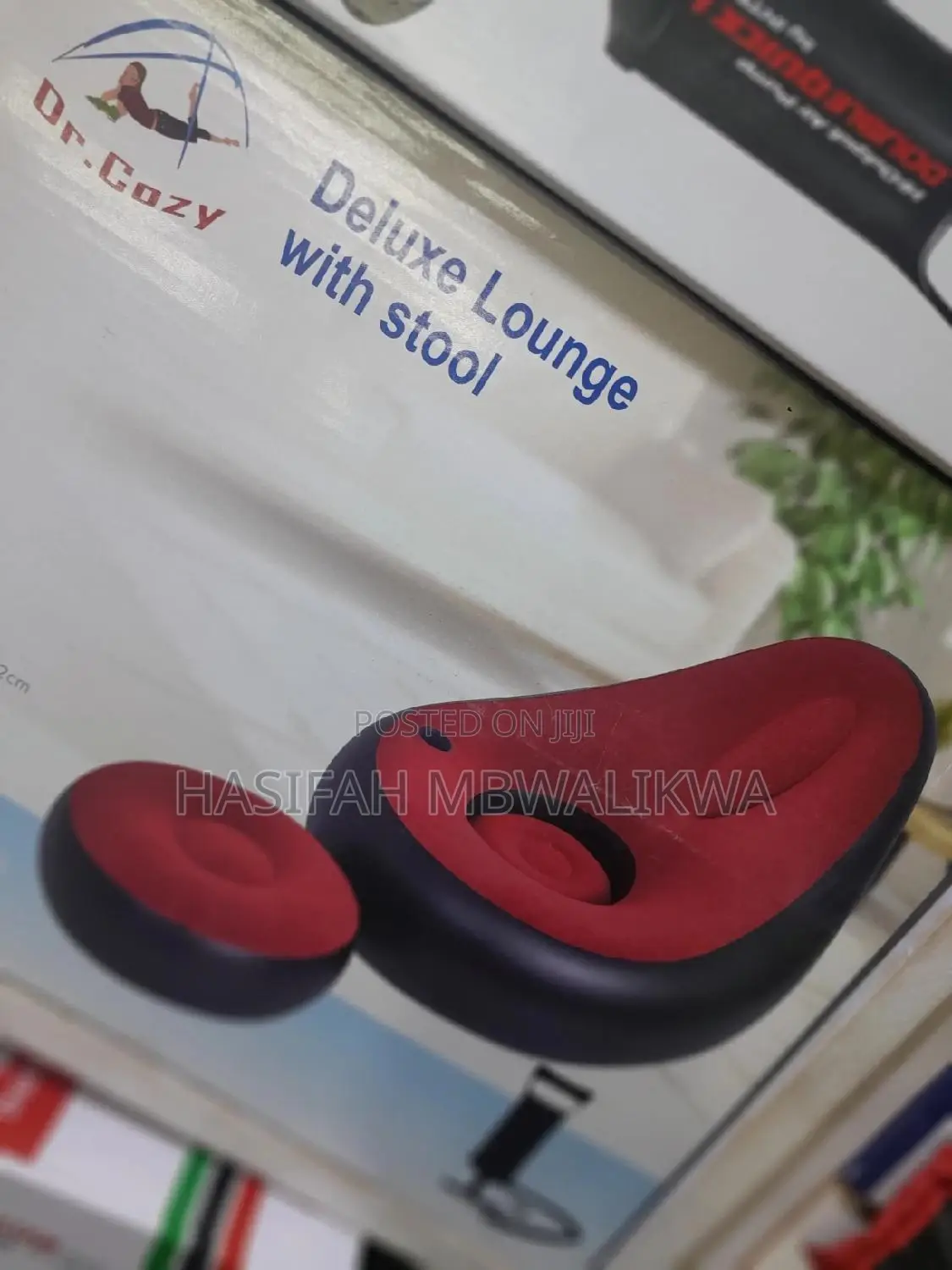 Deluxe Lounge With Stool /Inflatable Air Furniture