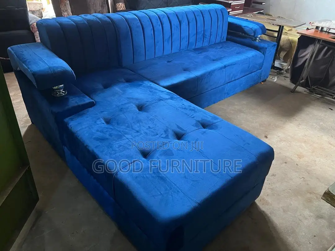 Adorable L Sofa Set