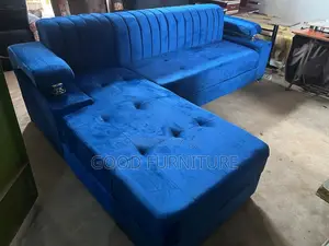 Adorable L Sofa Set
