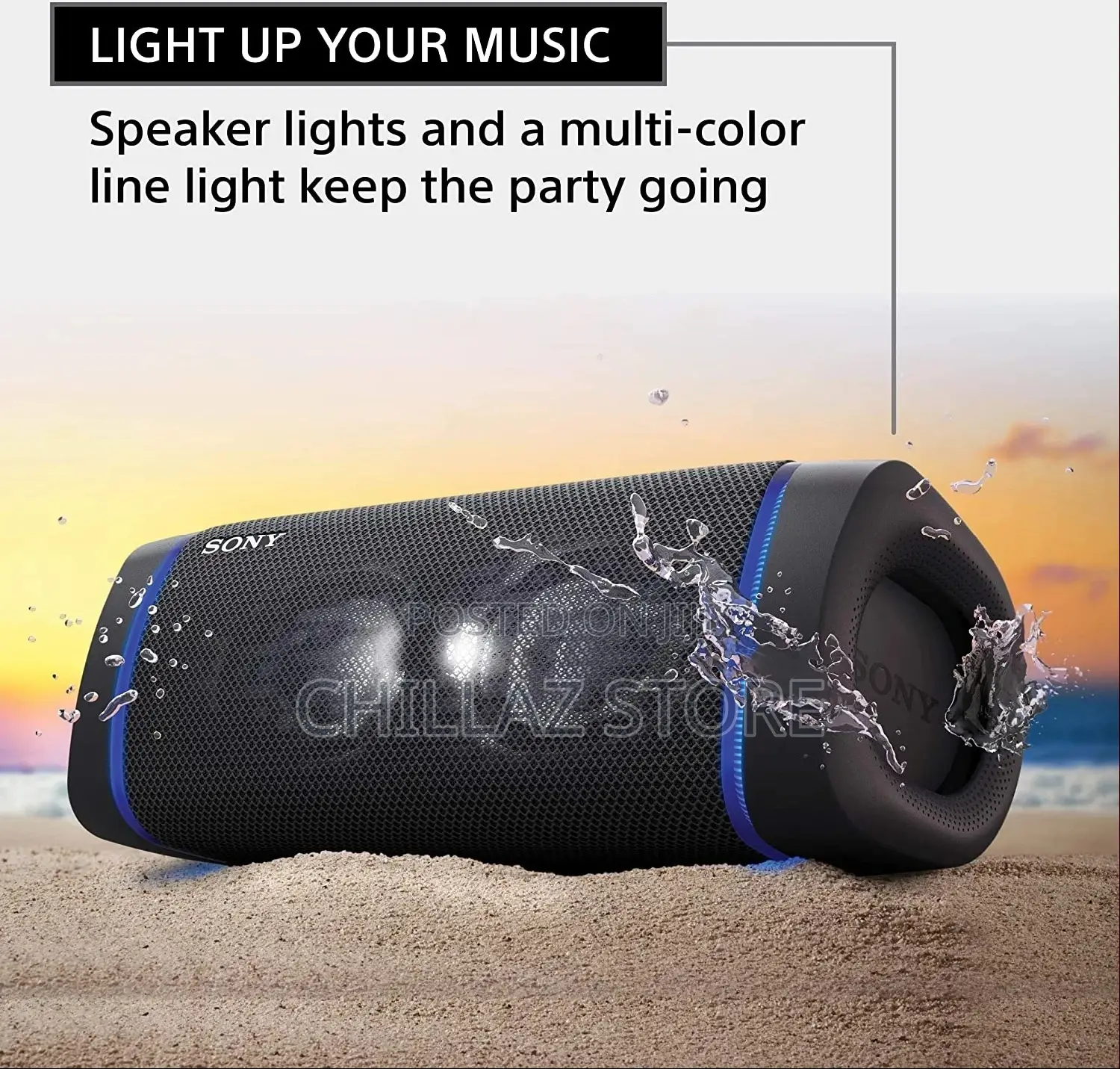 Sony SRS-XB33 EXTRA BASS Wireless Bluetooth Portable Speaker