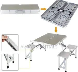 Aluminum Folding 4 Seats Picnic Table