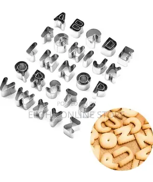 Stainless Steel26 Alphabet Cookie Cutter Capital Letter