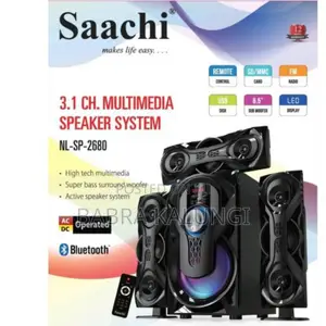 Saachi 3.1 Ch Multimedia Speaker System