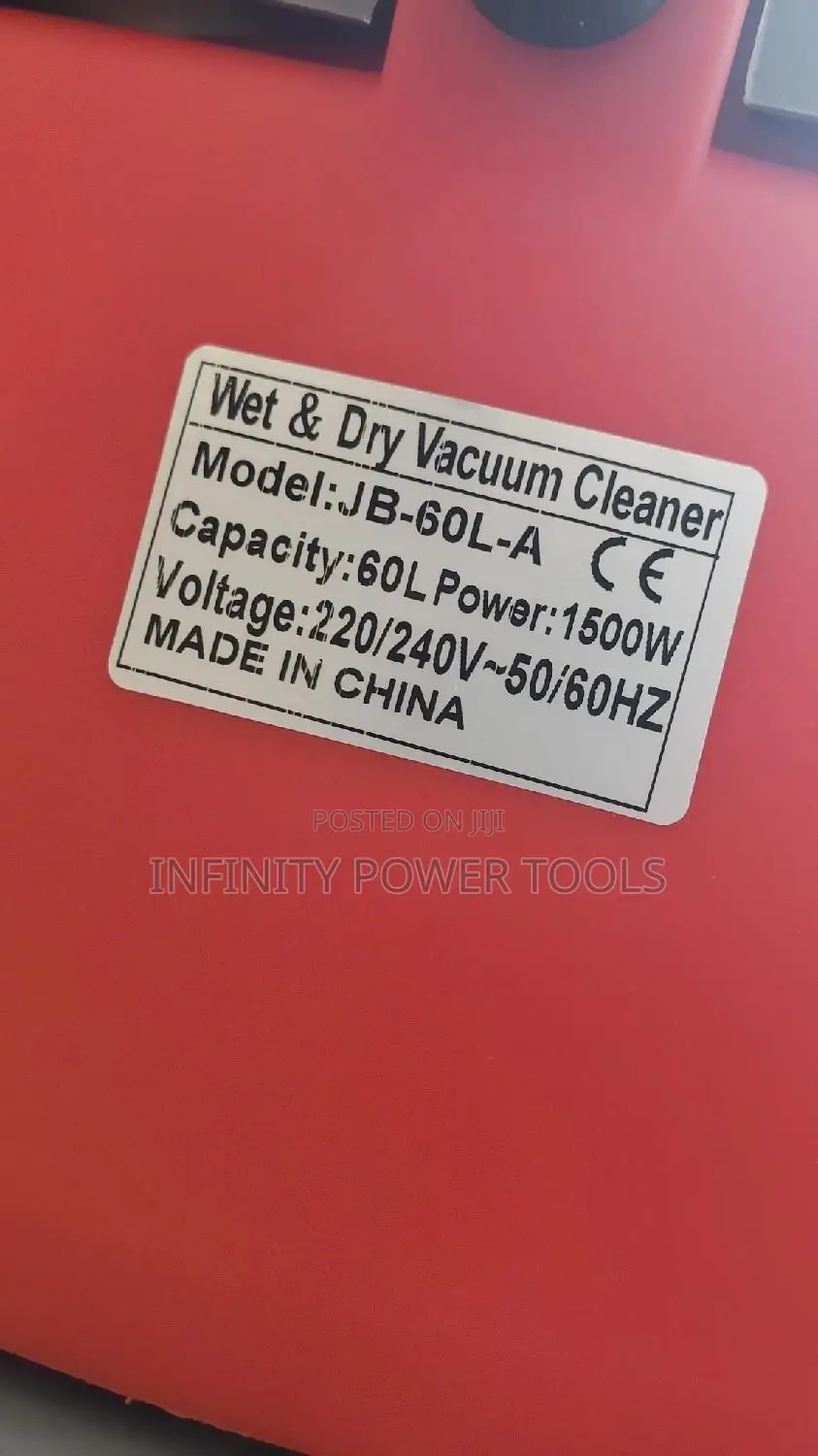 Wet and Dry Vacuum Cleaner 60l Easy Power