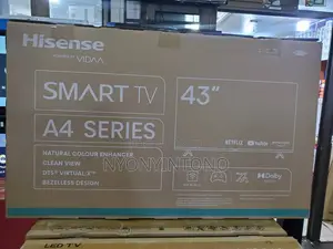 Hisense 43" Frameless Smart Tv With Inbuilt Free to Air.