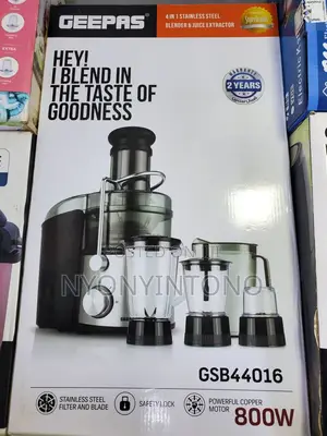Geepas 4 in 1 Blender, Chopper, Grinder and Juice Extractor.