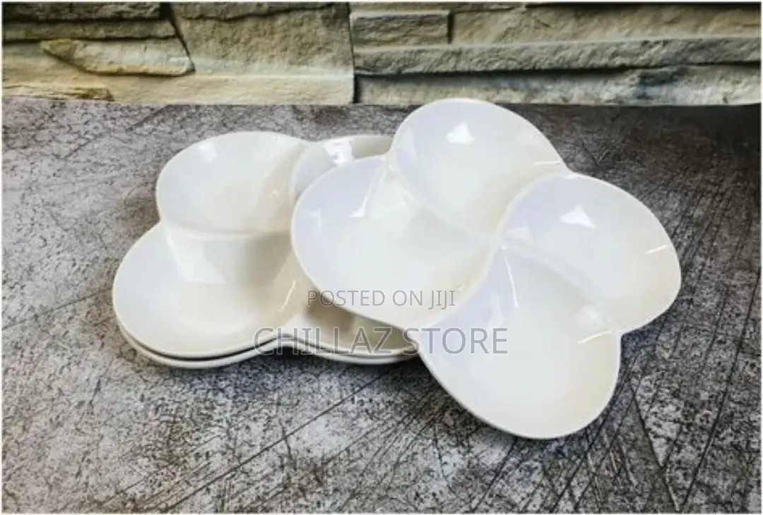 4 Portion Curved Plates 6pc –