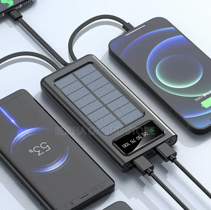 Portablesolar Charger Power Bank 20000mah,