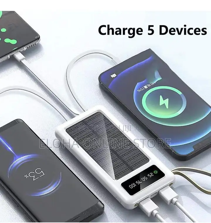 Portablesolar Charger Power Bank 20000mah,