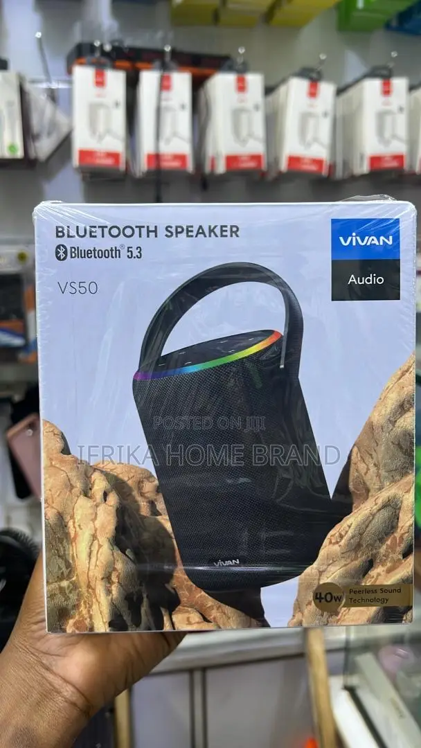 VIVAN VS50 Ultra Bass Portable Powerbank Bluetooth Speaker