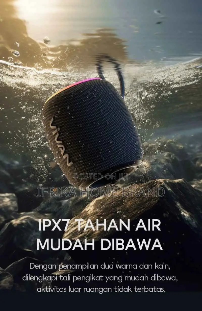 VIVAN VS15 Bluetooth Speaker Surround Sound 360° Waterproof