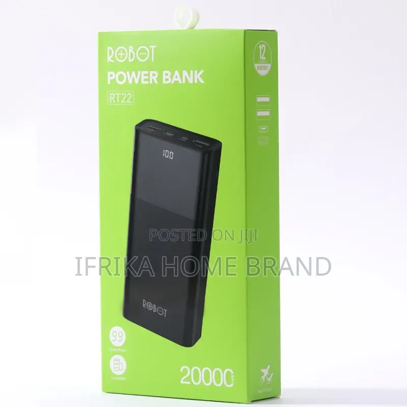 ROBOT Power Bank RT20 20000mah Powerbank Dual Input Output