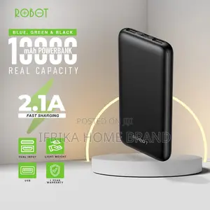 Robot 10000mah Power Bank Real 2 Capacity Output