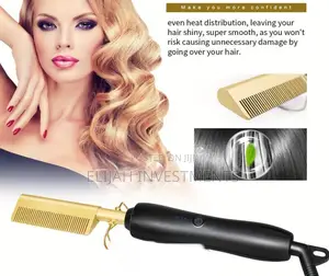 New Electric Hot Comb Hair Straightener
