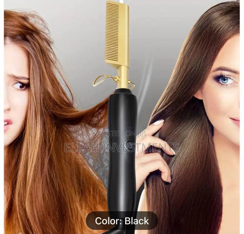 New Electric Hot Comb Hair Straightener