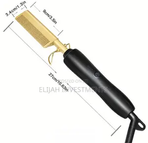 New Electric Hot Comb Hair Straightener