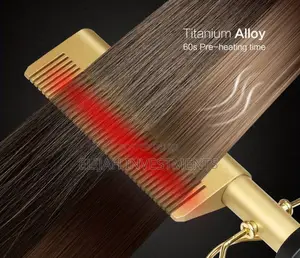 New Electric Hot Comb Hair Straightener