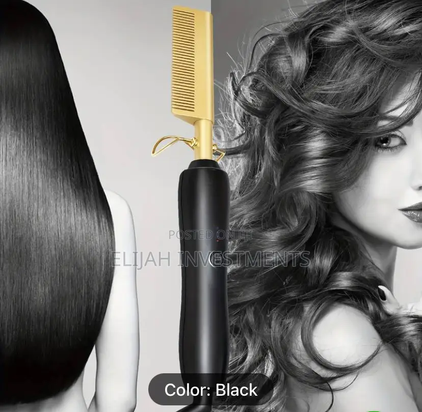 New Electric Hot Comb Hair Straightener