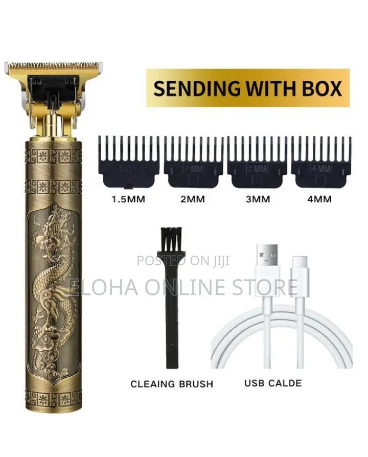 Dragon Monster Rechargeable Metal Hair Clipper -