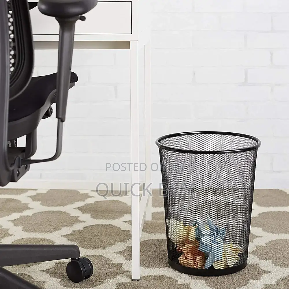 Metal Mesh Dustbin for Office, Home, Kitchen Multipurpose