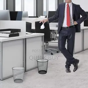 Metal Mesh Dustbin for Office, Home, Kitchen Multipurpose