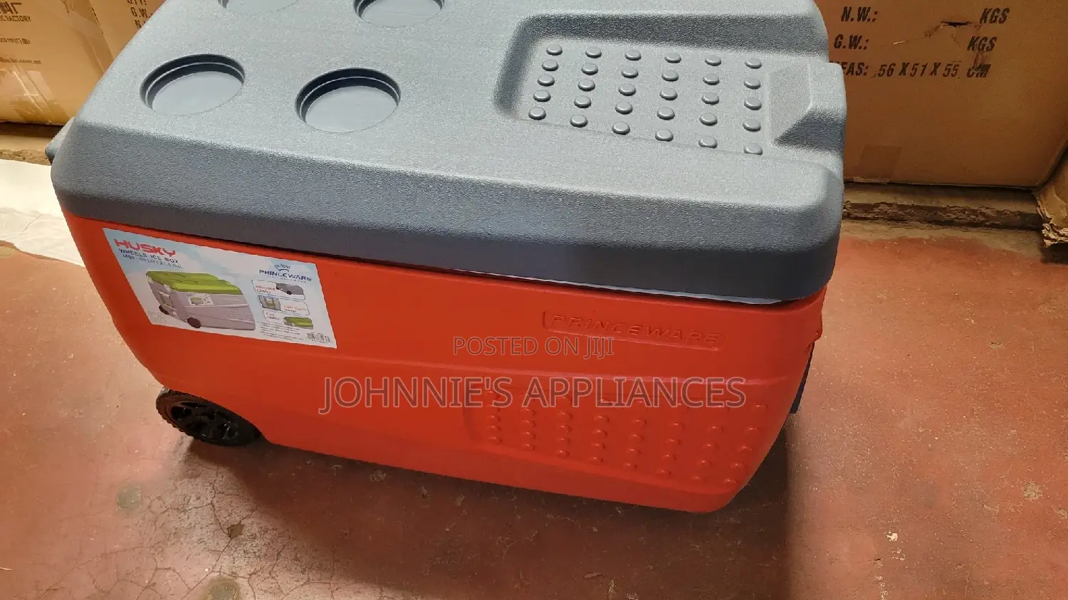 Princeware Ice Cooler Box With Wheels 80l