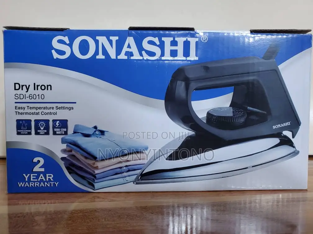 Sonashi Very High Quality Dry Iron With 2 Years Warranty.