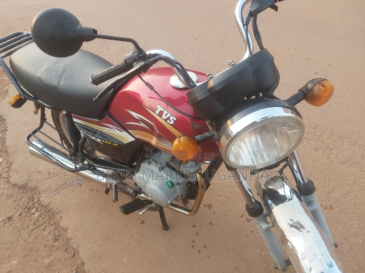 TVS XL 100 2017 Red