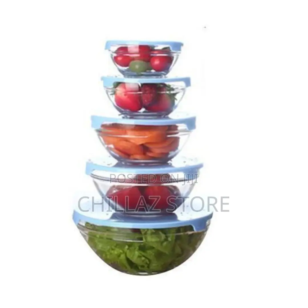 5 PCS Glass Bowl Set