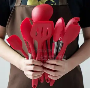 12pcs Wood Hand Silicone Kitchen
