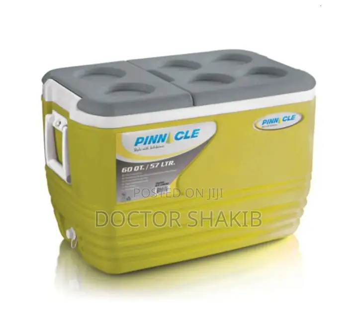 New Portable Pinnacle Cooler 57L Ice Box