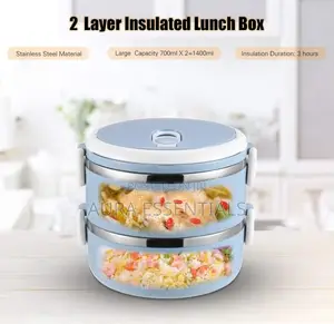 Double Layer Stainless Steel Insulated Lunch Box