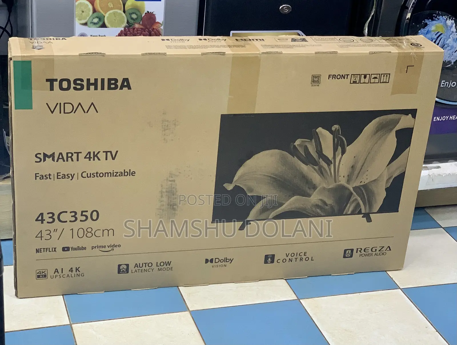 Toshiba 43 Smart4kfair Price 900,000=