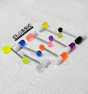 Glow in the Dark | Acrylic PILL  Style Tongue Ring Barbell