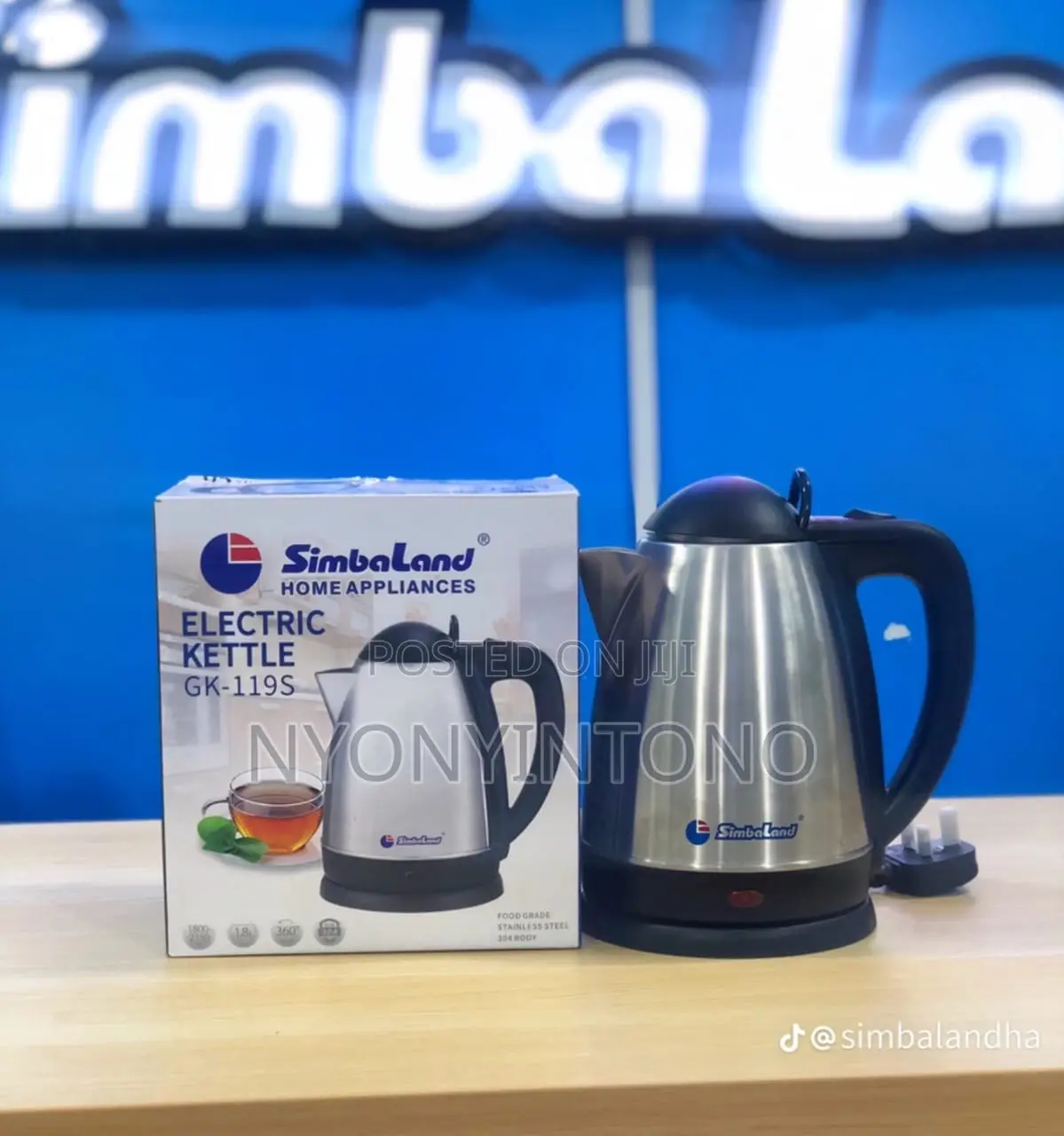 Simbaland Heavy Duty Commercial Kettle With 2years Warranty