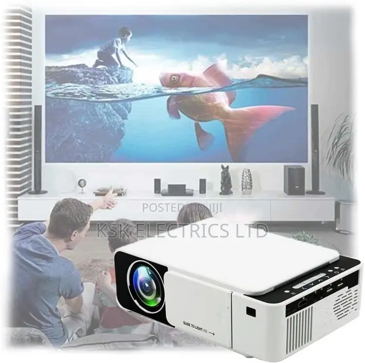 Borrego T5 HD LED Smart Projector Multimedia Home Theater -