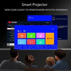 Borrego T5 HD LED Smart Projector Multimedia Home Theater -