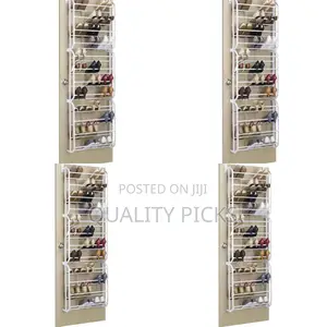 Metallic Door Shoe Rack